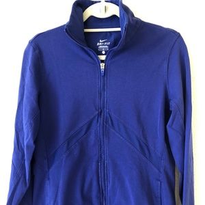 Nike Women’s Full Zip Dri Fit Jacket Purple Large Used good condition